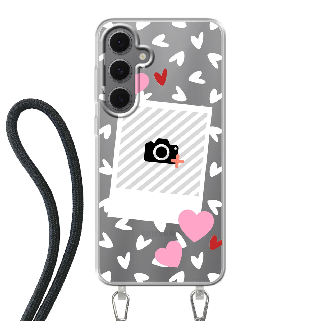 Hearts & Foto - Telefoonhoesje Met Foto
