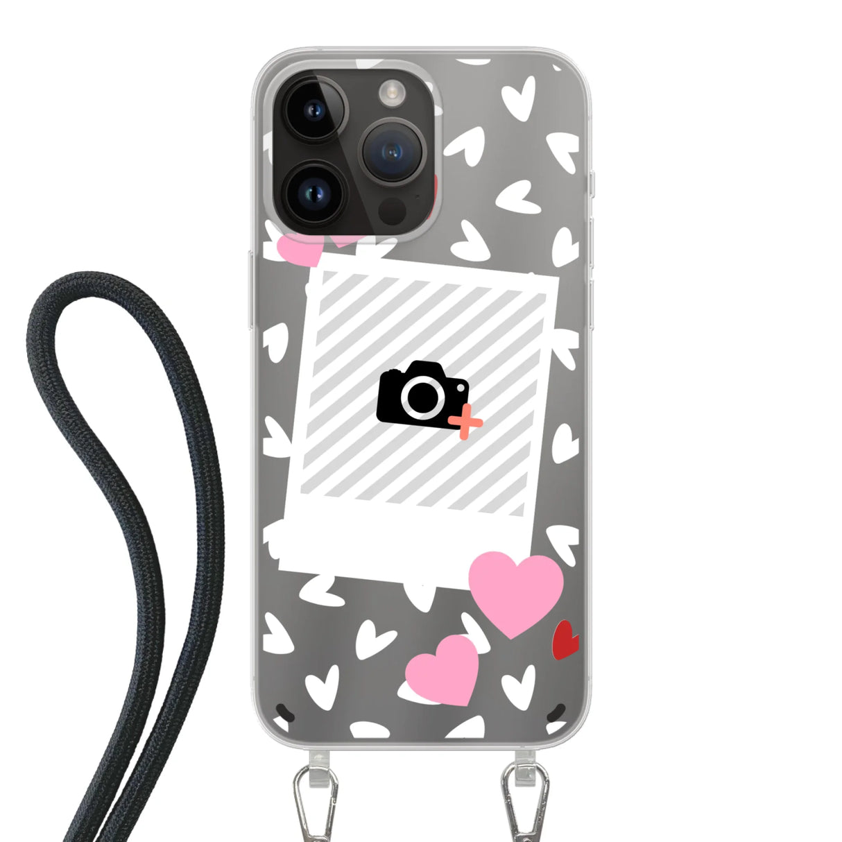 Hearts & Foto - Telefoonhoesje Met Foto