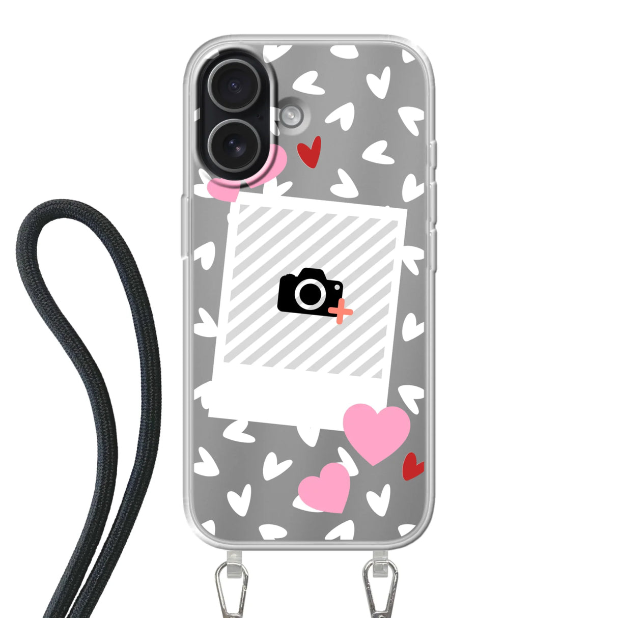 Hearts & Foto - Telefoonhoesje Met Foto