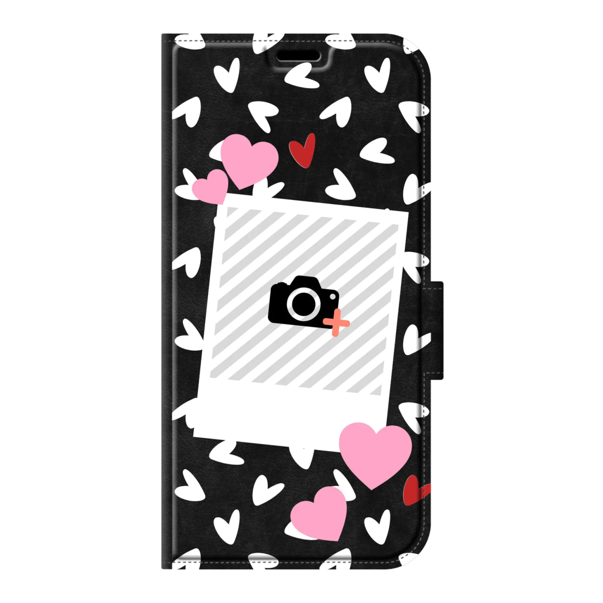 Hearts & Foto - Telefoonhoesje Met Foto