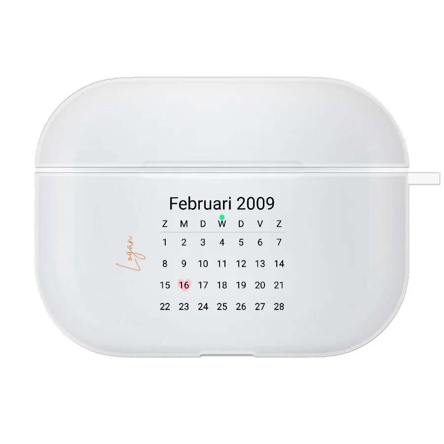 Airpods ontwerpen Naam en datum