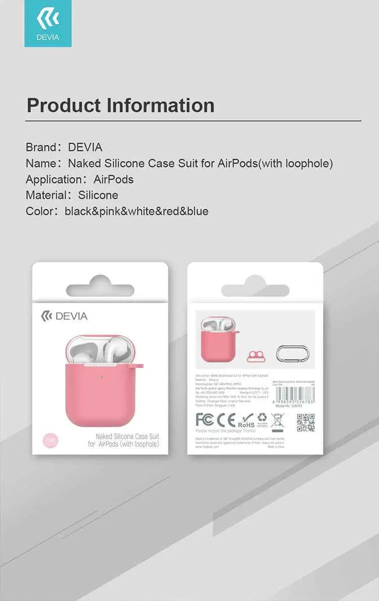 Silicone Case Airpods With Loophole)