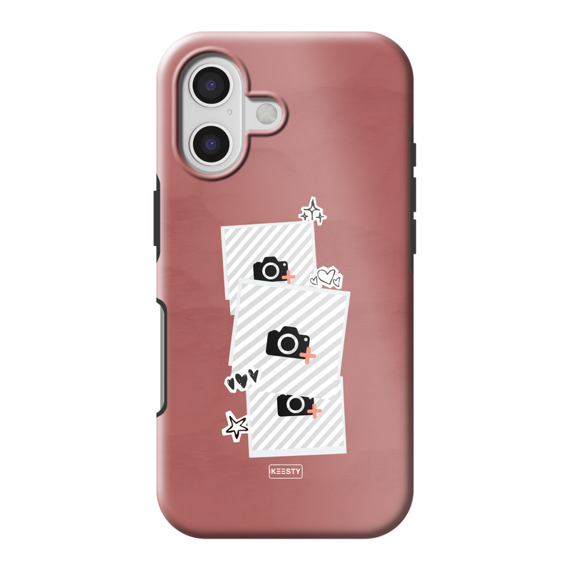 Hoesje personaliseren met foto rood