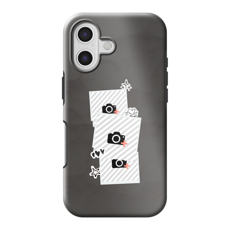 Hoesje met eigen foto maken zwart
