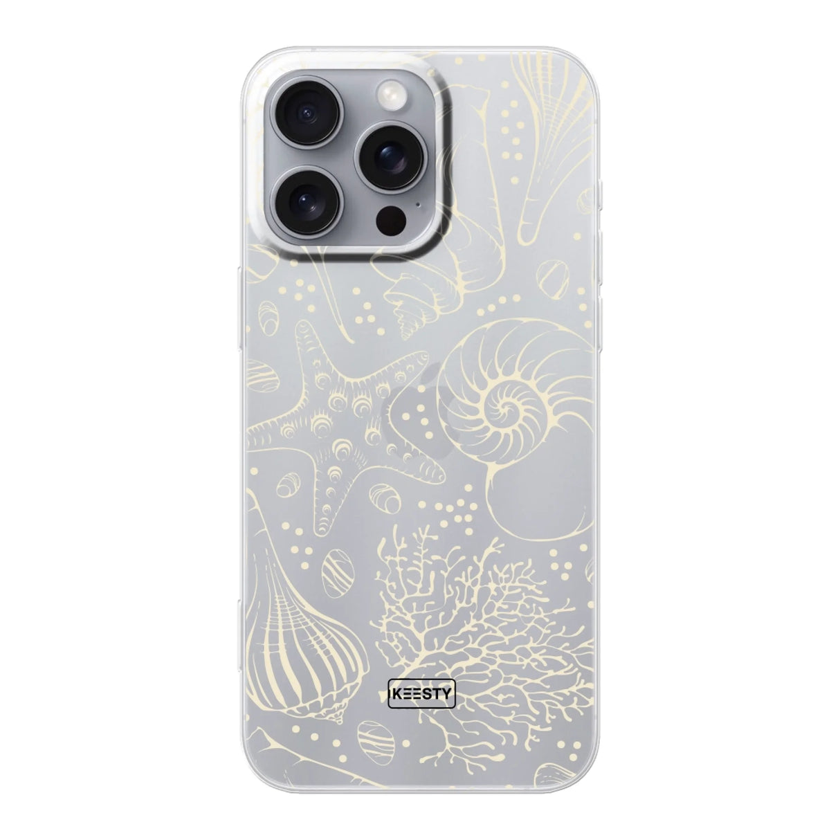 telefoonhoesje maken seashells transparant