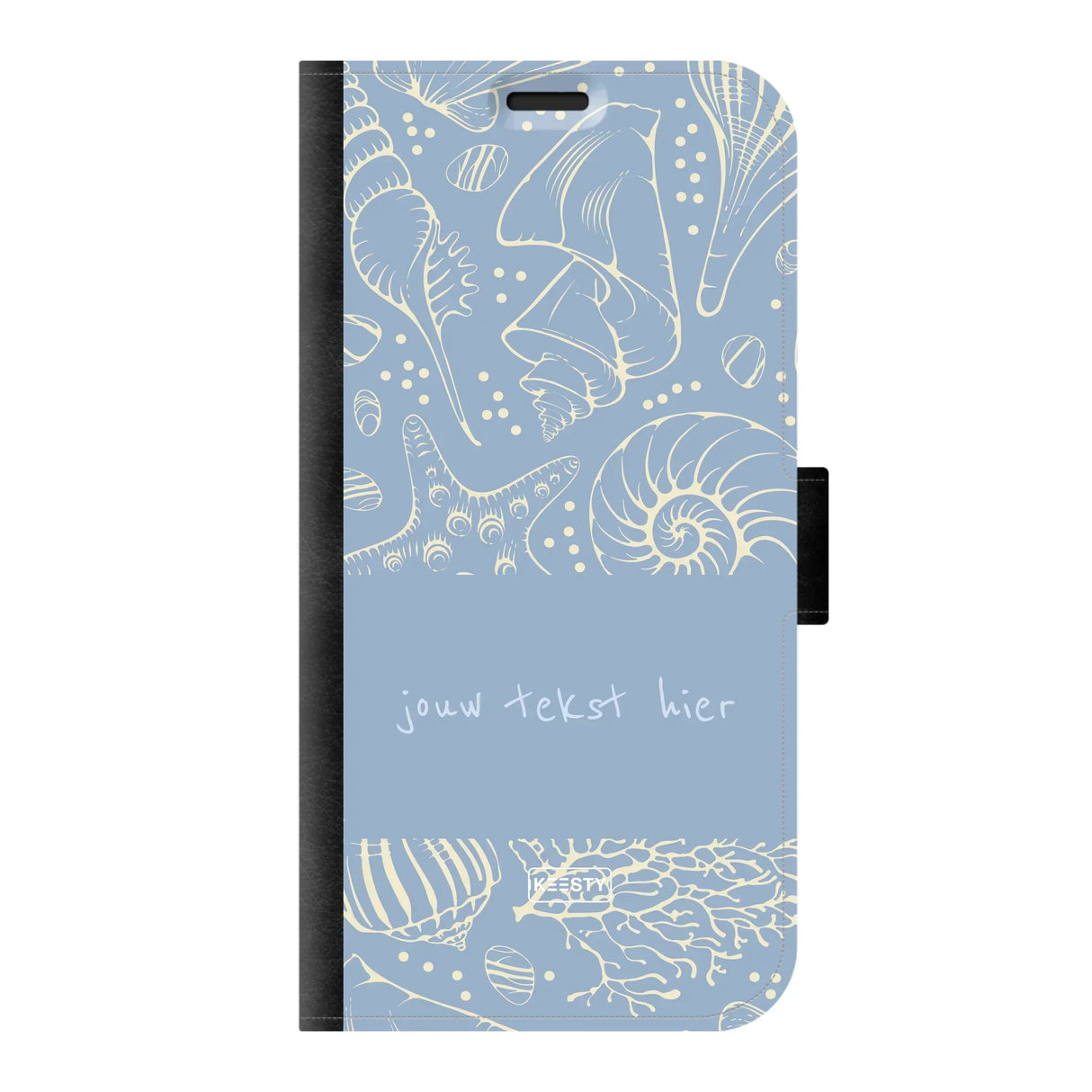 Naam °1 - Coastal Seashells Mix - Portemonnee Hoesje Maken