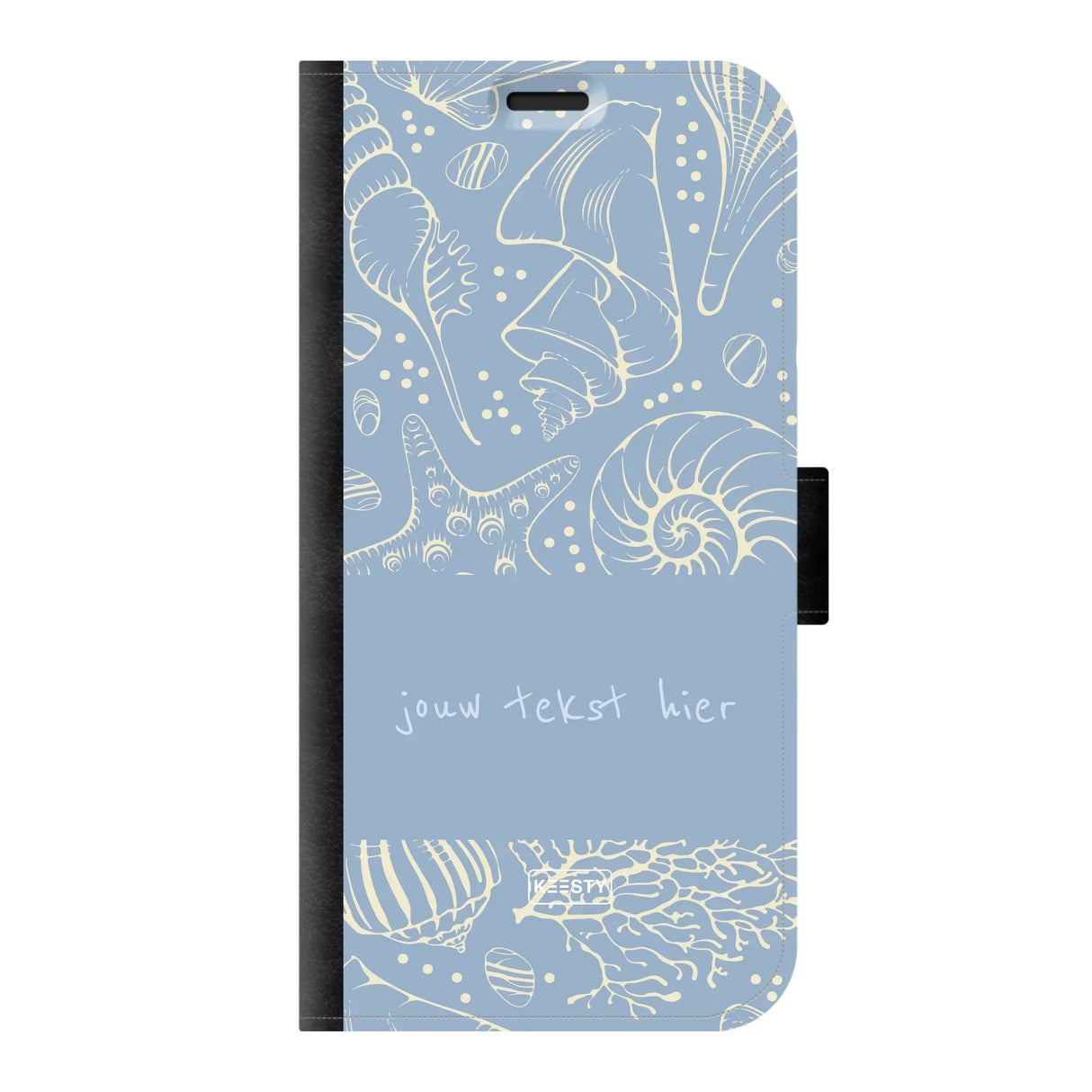 Naam °1 - Coastal Seashells Mix - Portemonnee Hoesje Maken
