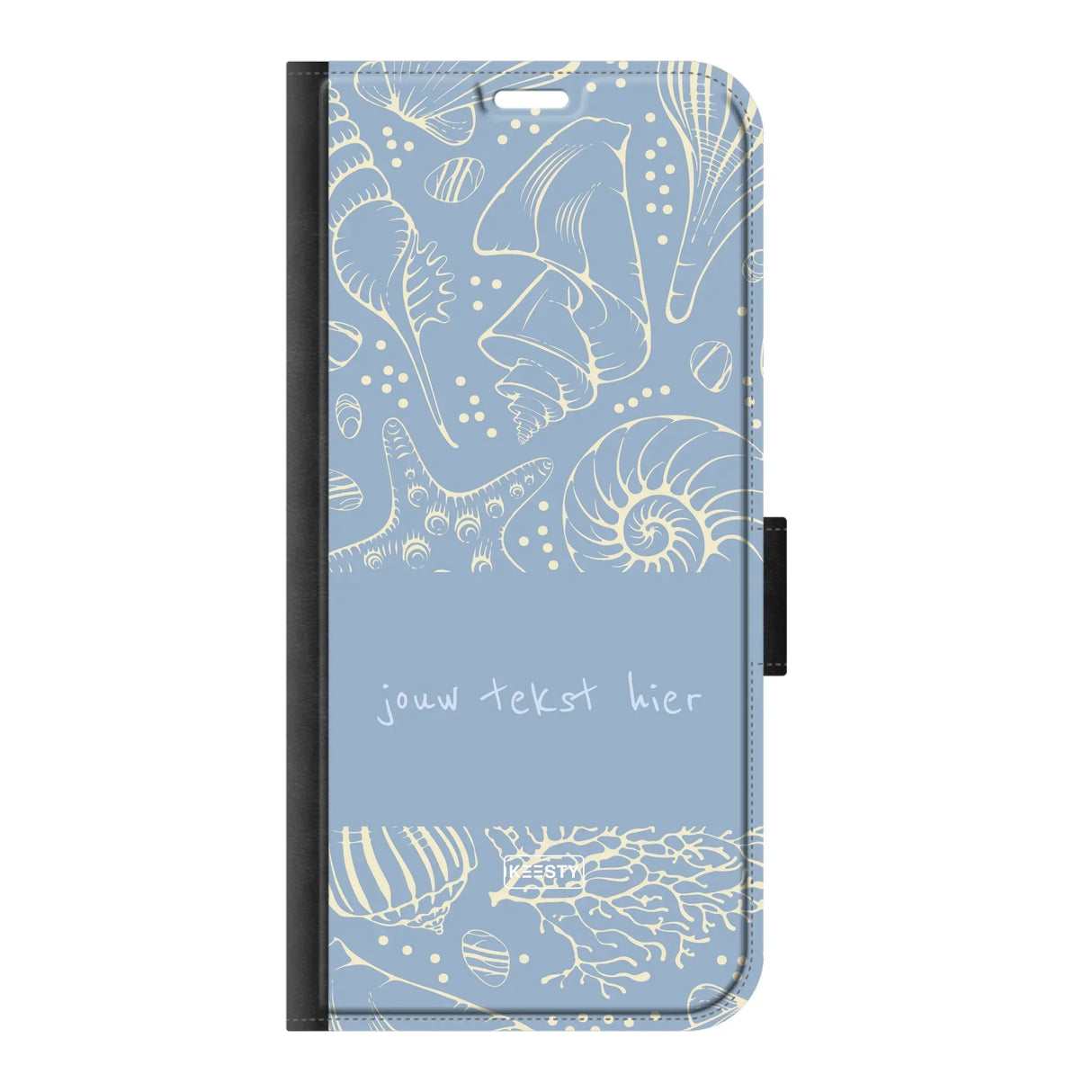 Naam °1 - Coastal Seashells Mix - Portemonnee Hoesje Maken