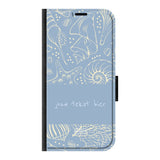 Naam °1 - Coastal Seashells Mix - Portemonnee Hoesje Maken