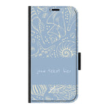 Naam °1 - Coastal Seashells Mix - Portemonnee Hoesje Maken
