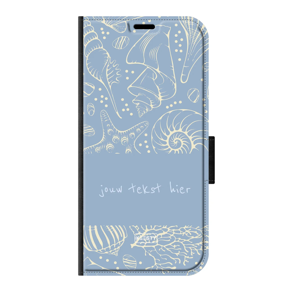 Naam °1 - Coastal Seashells Mix - Portemonnee Hoesje Maken