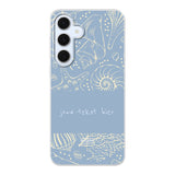 Naam °1 - Coastal Seashells Mix - Telefoonhoesje Personaliseren