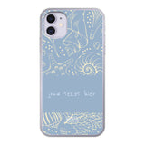 Naam °1 - Coastal Seashells Mix - Telefoonhoesje Personaliseren