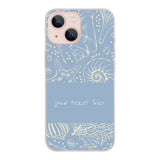 Naam °1 - Coastal Seashells Mix - Telefoonhoesje Personaliseren