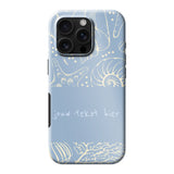 Naam °1 - Coastal Seashells Mix - MagSafe Tough hoesje Personaliseren