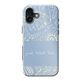 Naam °1 - Coastal Seashells Mix - MagSafe Tough hoesje Personaliseren