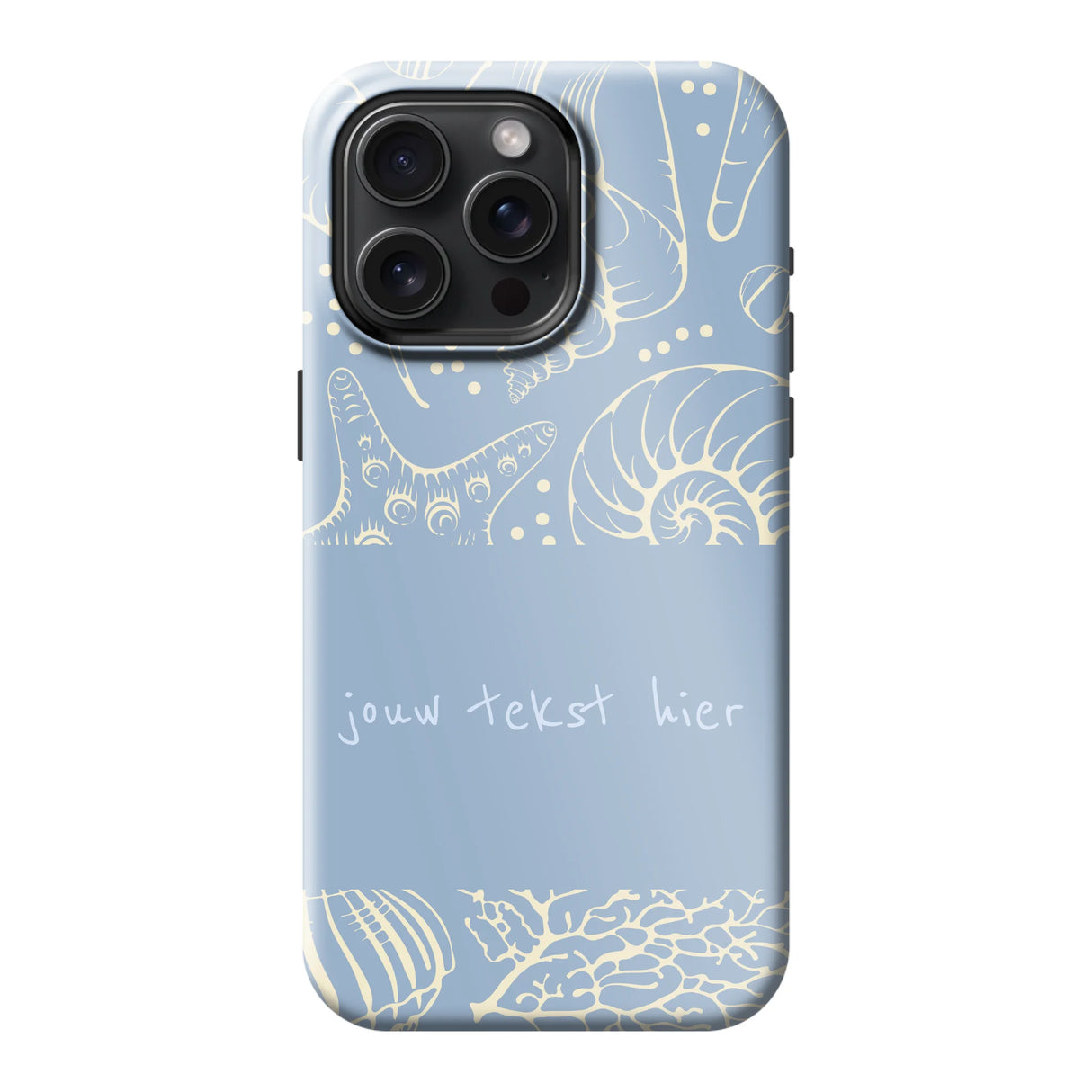 Naam °1 - Coastal Seashells Mix - MagSafe Tough hoesje Personaliseren