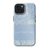 Naam °1 - Coastal Seashells Mix - MagSafe Tough hoesje Personaliseren