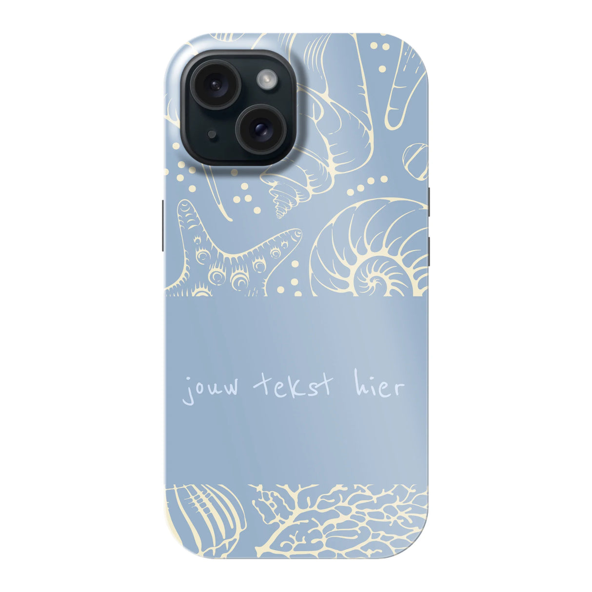 Naam °1 - Coastal Seashells Mix - Telefoonhoesje Maken