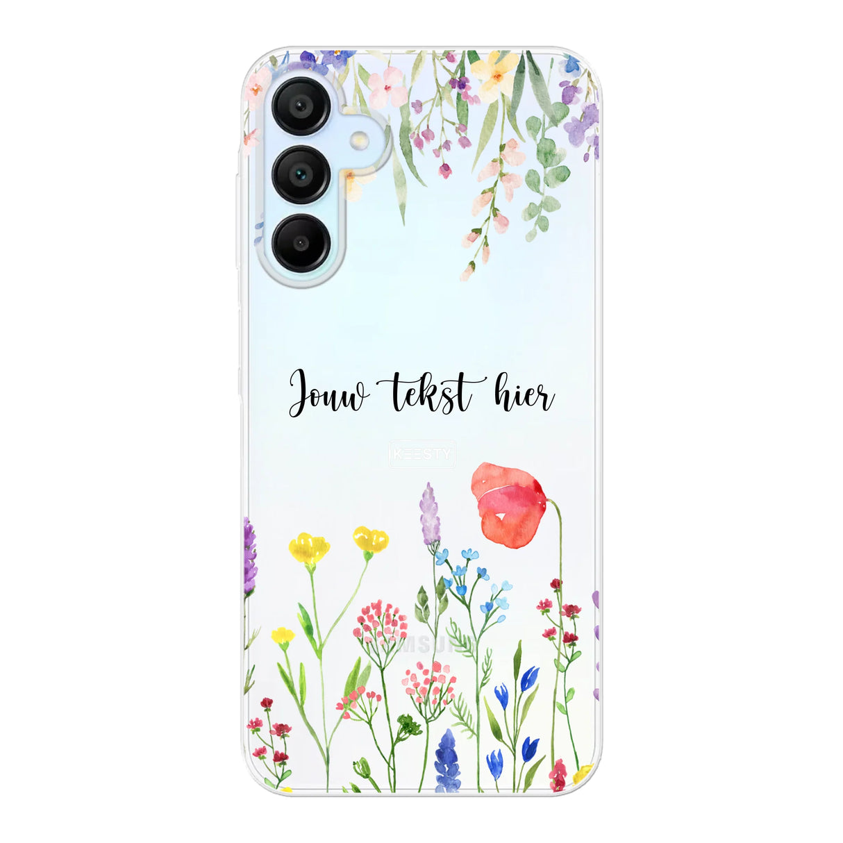 Telefoonhoesje Maken Soft Bloemen 2 