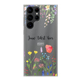 Telefoonhoesje Maken Soft Bloemen 2 Samsung Galaxy S22 Ultra