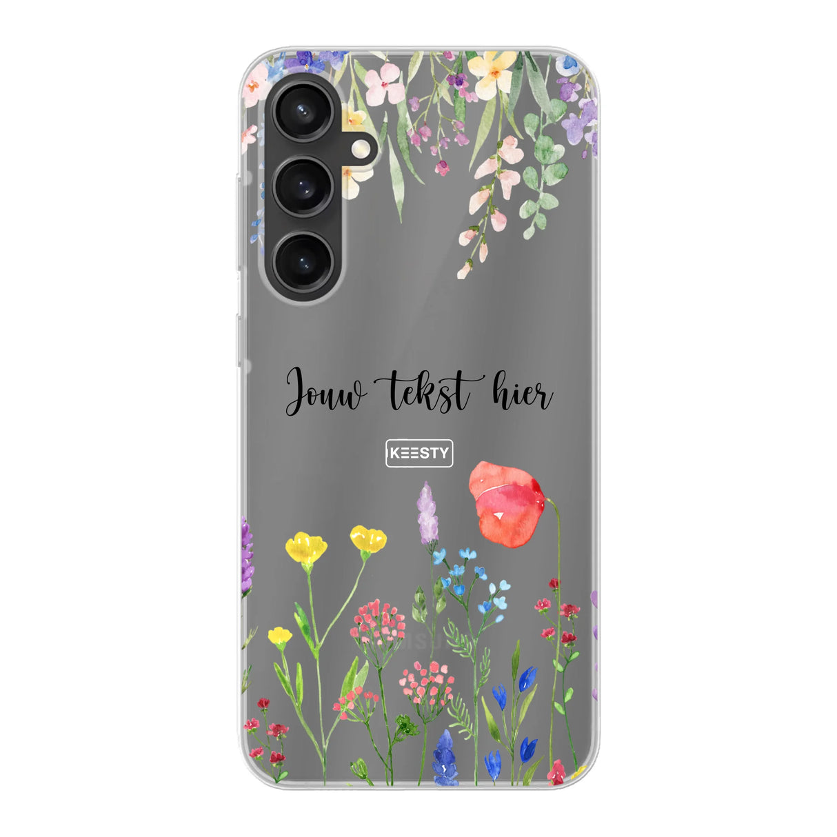 Telefoonhoesje Maken Soft Bloemen 2 Samsung Galaxy S23 Plus