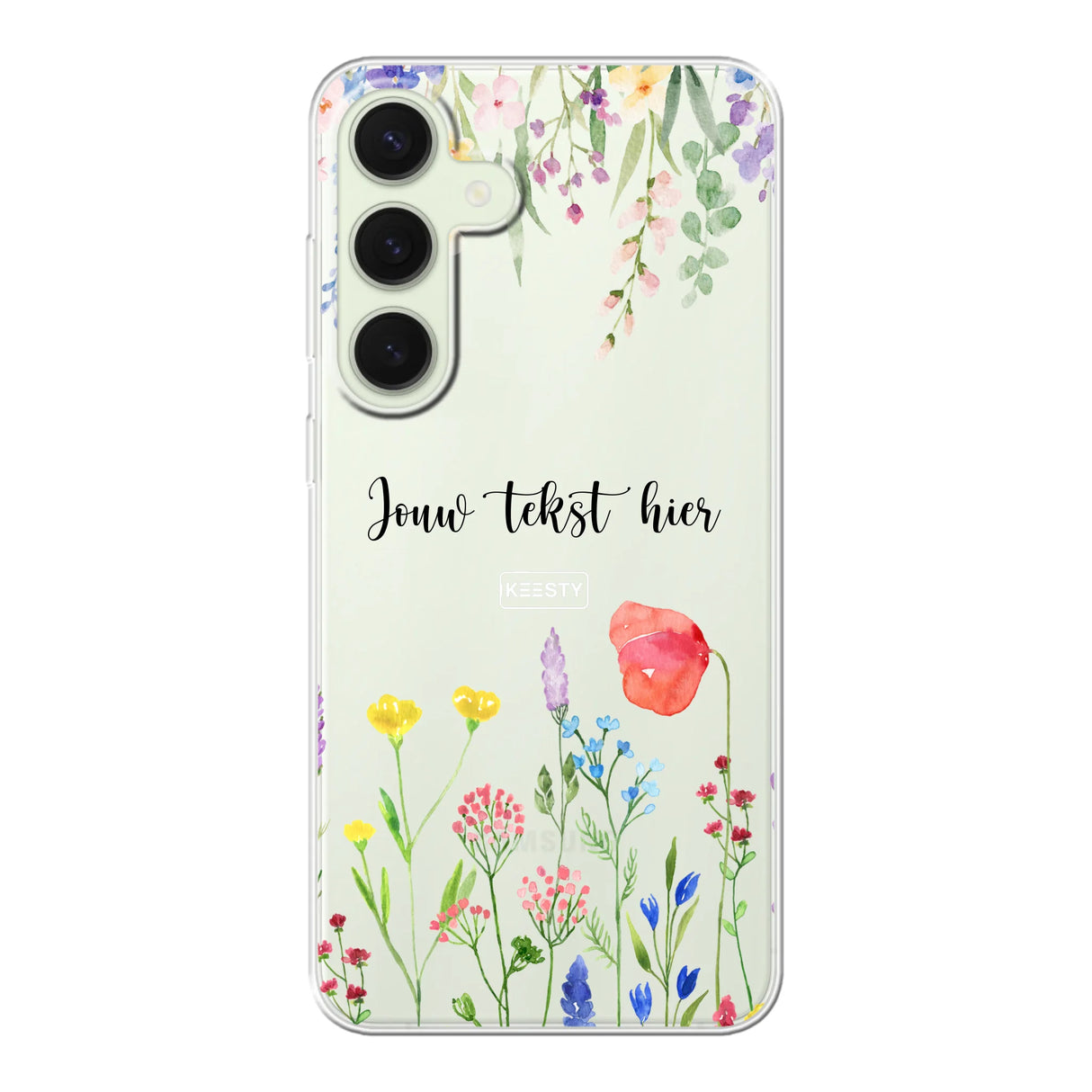 Telefoonhoesje Maken Soft Bloemen 2 Samsung Galaxy S25 Ultra