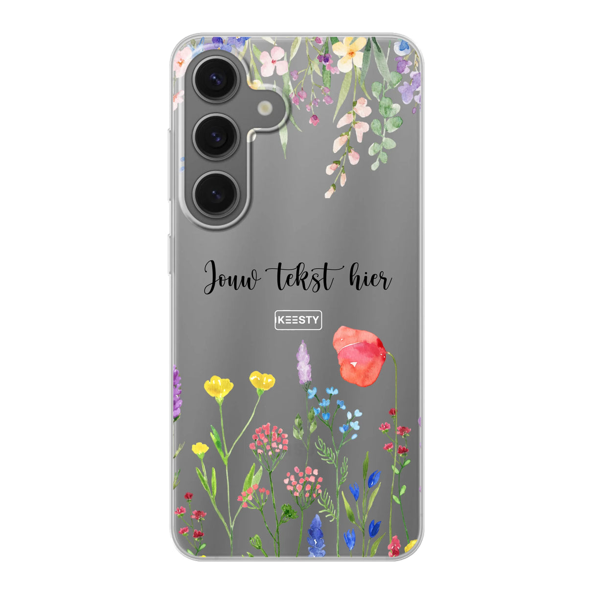 Telefoonhoesje Maken Soft Bloemen 2 Samsung Galaxy S24