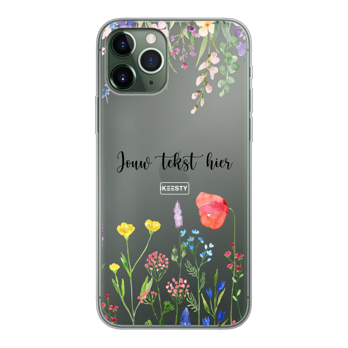 Telefoonhoesje Maken Soft Bloemen 2 iPhone SE 2020 & 2022