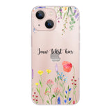 Telefoonhoesje Maken Soft Bloemen 2 iPhone 12/ 12 Pro