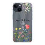 Telefoonhoesje Maken Soft Bloemen 2 iPhone 14 Pro