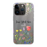 Telefoonhoesje Maken Soft Bloemen 2 iPhone 14 Pro Max
