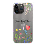 Telefoonhoesje Maken Soft Bloemen 2 iPhone 14 Plus