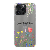 Telefoonhoesje Maken Soft Bloemen 2 iPhone 15 Pro Max