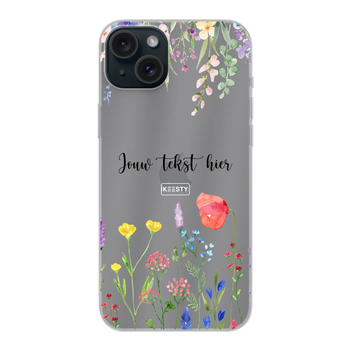 Telefoonhoesje Maken Soft Bloemen 2 iPhone 14