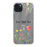 Telefoonhoesje Maken Soft Bloemen 2 iPhone 14