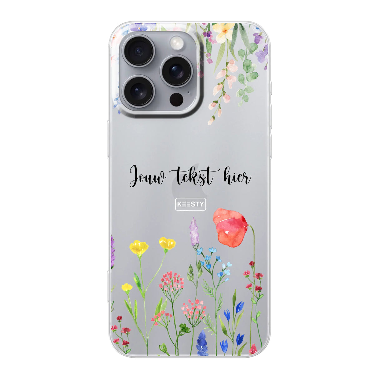 Telefoonhoesje Maken Soft Bloemen 2 iPhone 16 Plus