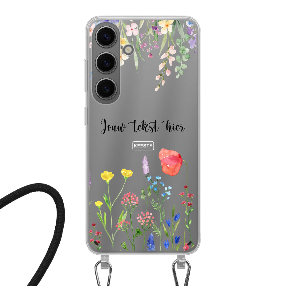 Telefoonhoesje Maken Koord Bloemen 2 Apple iPhone 13 Pro