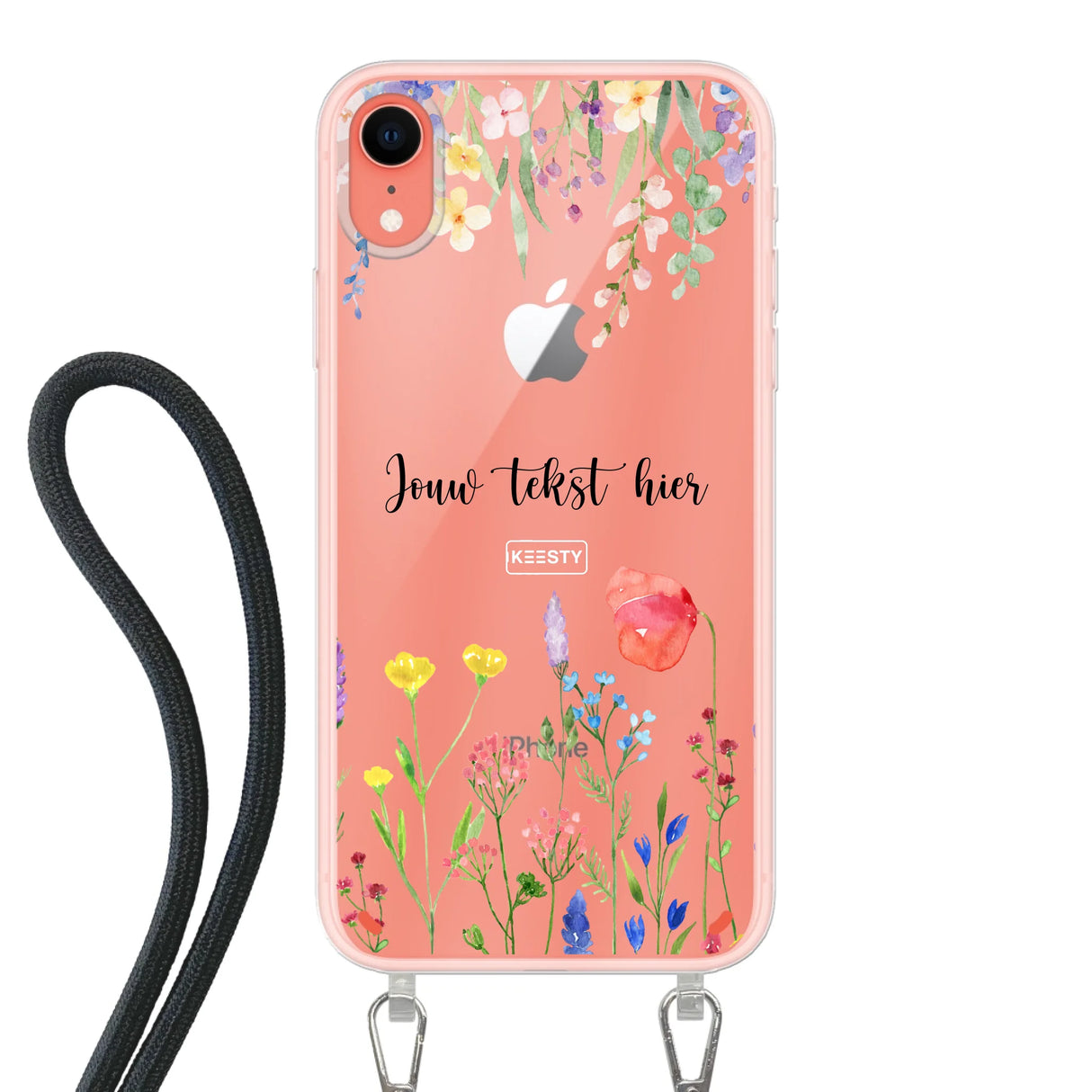 Floral °2 - Telefoonhoesje Maken - Hoesje met koord