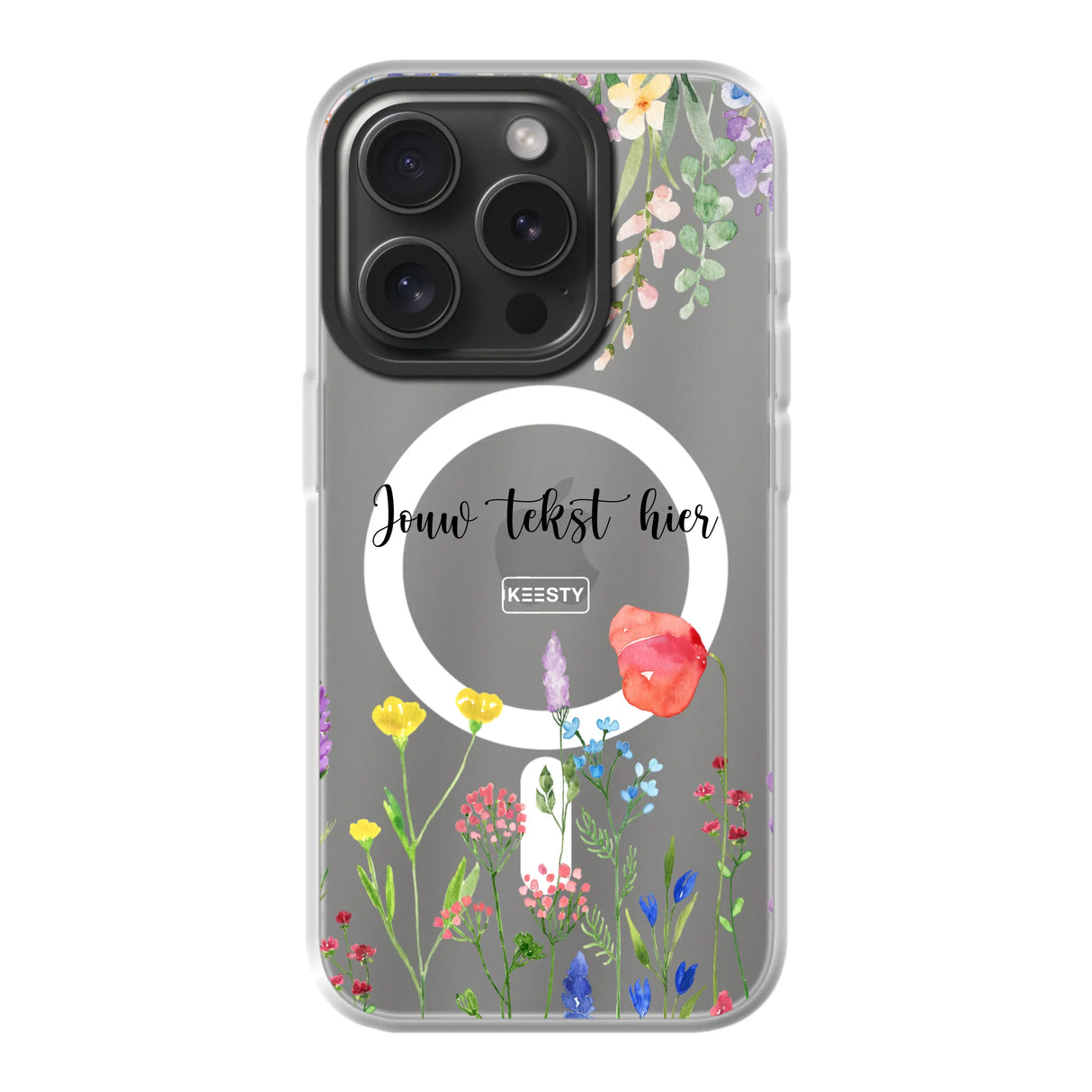 Telefoonhoesje Maken MagSafe Bloemen 2 Apple iPhone 15