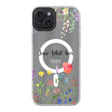 Telefoonhoesje Maken MagSafe Bloemen 2 Apple iPhone 15 Plus