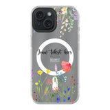 Telefoonhoesje Maken MagSafe Bloemen 2 Apple iPhone 15 Pro