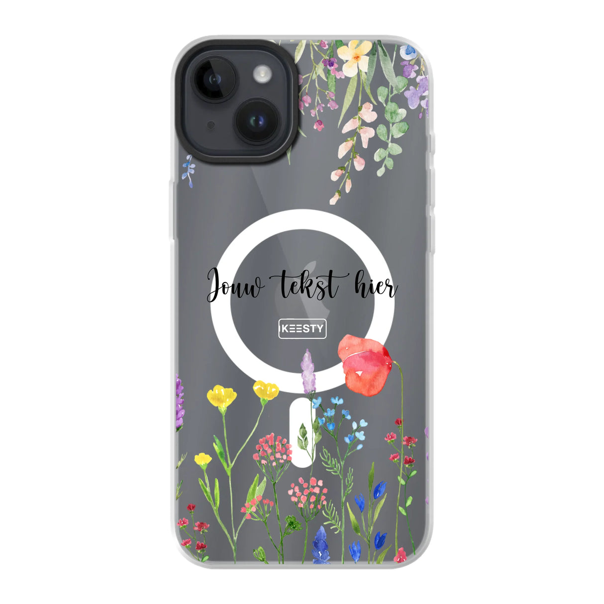 Telefoonhoesje Maken MagSafe Bloemen 2 Apple iPhone 16 Plus