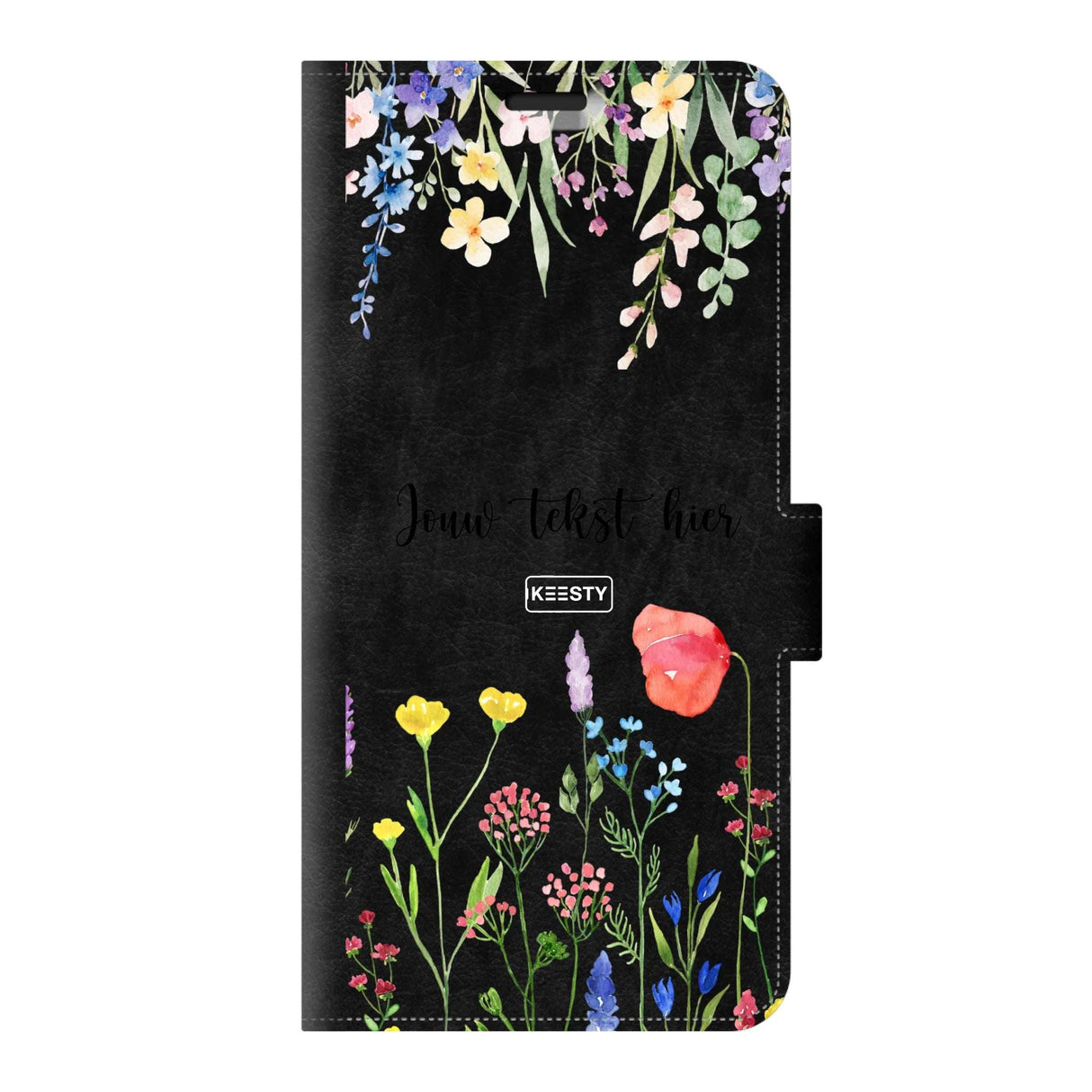 Telefoonhoesje Maken portemonnee Bloemen 2 Apple iPhone 15 Pro