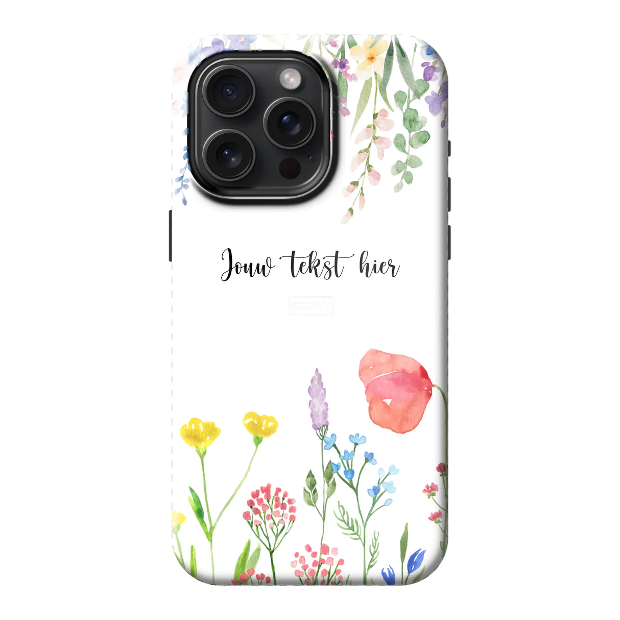 Telefoonhoesje Maken MagSafe Tough Bloemen 2 Apple iPhone 14 Pro