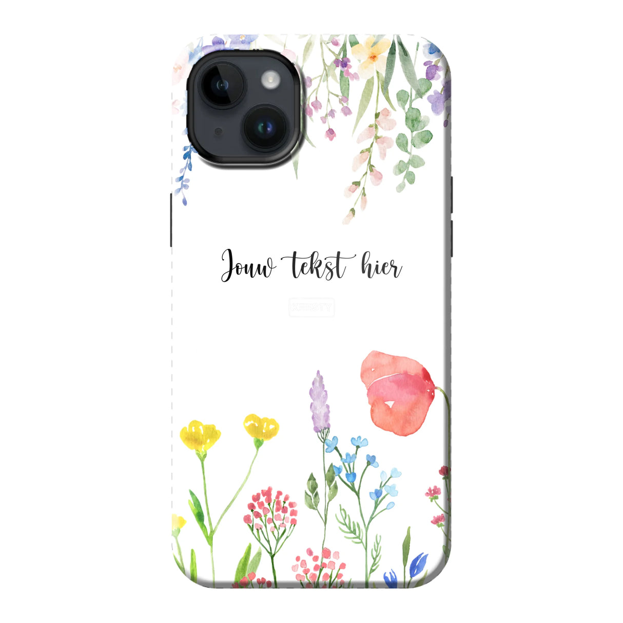 Telefoonhoesje Maken MagSafe Tough Bloemen 2 Apple iPhone 16 Plus