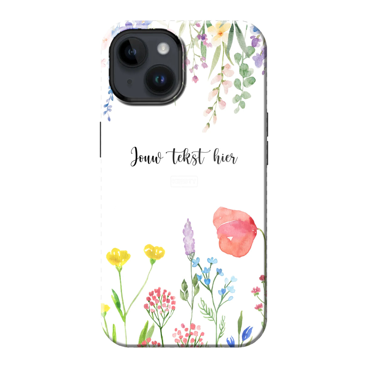Telefoonhoesje Maken MagSafe Tough Bloemen 2 Apple iPhone 16 Pro