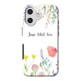 Telefoonhoesje Maken Tough Bloemen 2 Apple iPhone Xr