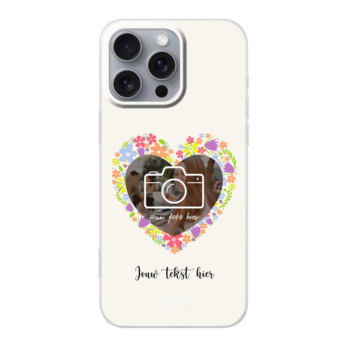 Telefoonhoesje Maken - Floral 4 - Soft hoesje