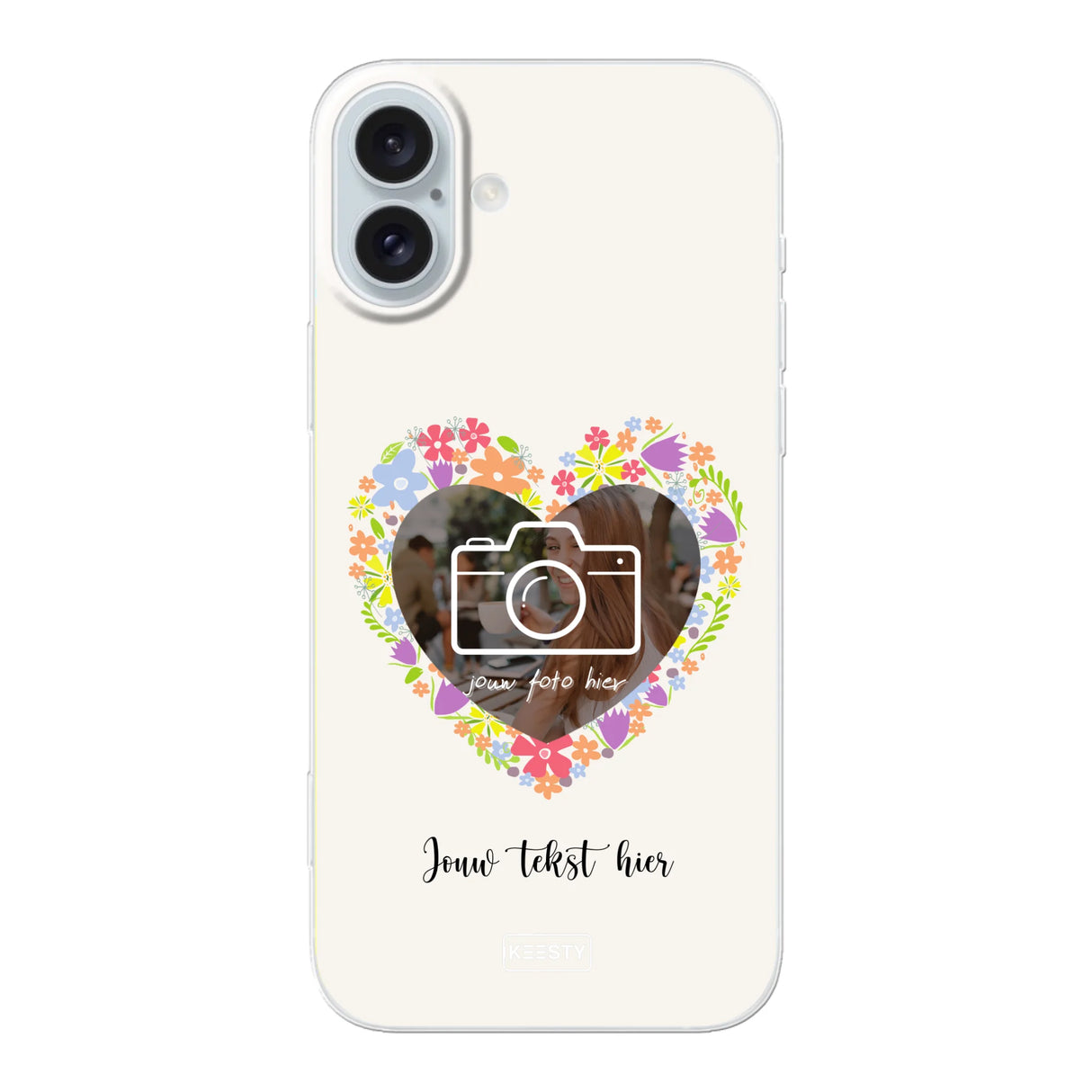 Telefoonhoesje Maken - Floral 4 - Soft hoesje